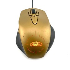 WOW Legendary Gold Edition MMO Gaming Mouse Steel Series World Of Warcraft picture
