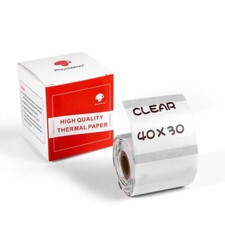 40*30mm Transparent Clear Sticker Thermal Label for Phomemo M110/M200 Printer picture