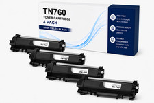 ABT Compatible TN760 Toner Cartridge 4-Pack High Yield Black Replacement picture
