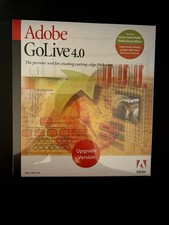Adobe GoLive 4.0 Upgrade Macintosh Mac Factory Sealed NEW Vintage Web Software picture