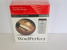 Novell Word Perfect 6.1 Windows Sealed HD Diskettes Word Processor picture
