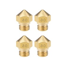4pack 0.6mm 3D Printer Nozzle Head M7 Thread for MK10 1.75mm Extruder Print picture