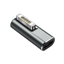 FASTELECTRIC Magnetic USB C Female to Mags 2 T Tip Male Adapter 100W Silver picture