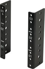 3U Vertical Rack Rail Pair Kit DIY Rack Rails Kit 12-24 Screws Included to Mo... picture