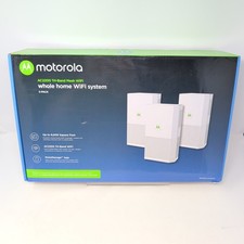 Open Box, Motorola WiFi Mesh System Coverage up to 5000 sq ft | Router + 2 picture