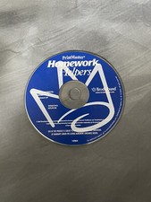 Homework Helpers School Project Software Broderbund PrintMaster CDROM XP 2002 PC picture