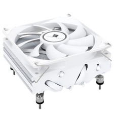 AXP90 X47 White Low Profile CPU Air Cooler 47mm TL9015W Slim PWM PC Fan Fits picture