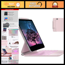Magic-Style Keyboard Case for iPad Air 11/Pro 11 Gen 1-4, Slim & Lightweight picture