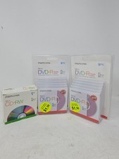 2 Memorex Blank Mini DVD-R 4x 2.8GB 60min Double-Sided 5PK 5 Pack & 4 Pack CD-RW picture