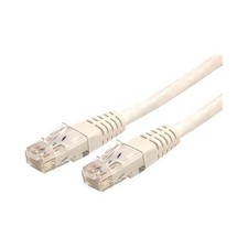 Startech C6PATCH8WH 8FT WHITE CAT6 ETHERNET CABLE RJ45 UTP PATCH CABLE GIGABIT L picture