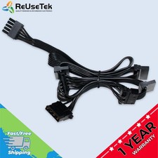 5-Pin Modular PSU Power Cable to 4x 15-Pin SATA + 2x 4-Pin IDE Molex Cable picture