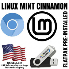 Linux Mint 22.3 Cinnamon Bootable USB | Flatpak + Chromium | 4GB | picture