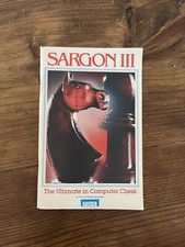 Sargon III Booklet oNLY 1983 Big Box-Hayden Software- Chess picture