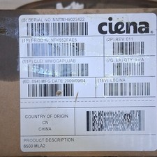 Ciena 6500 MLA2 LAN Interface Module Card NTK552FAE5 SFP Port ST Connector picture