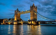 Landscape england architecture tower bridge uk london Custom Gaming Mat Desk picture