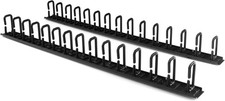 StarTech 2-Pack 20U Vertical Server Rack Cable Management with D-Ring Hooks 40U picture