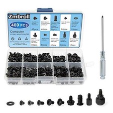 Zmbroll 400Pcs Computer Screws Standoffs Kit SSD Screw for Universal  picture