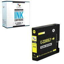 1-Pack CMYi Compatible PGI-2200XL Yellow Ink Cartridge fits Canon MAXIFY MB5120 picture