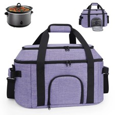 DD DEVILLI Double-Layer Slow Cooker Carrying Bag for 6-8 Quart CrockPot and H... picture