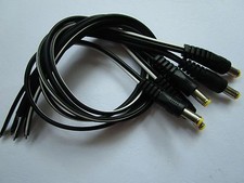 10 pcs DC Power 5.5x2.1mm Male Plug Connector 18AWG Cable 40cm 0.4m Long New picture