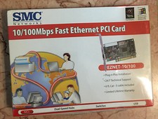 SMC FAST EZ 10/100 MBPS ETHERNET PCI NETWORK CARD SMC1244TX - SEALED—-18 picture