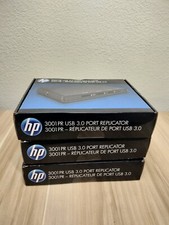 (LOT OF 3) HP 3001pr USB3 Port Replicator F3S42UT#ABA picture