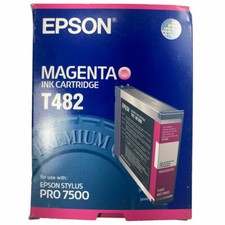 Genuine Epson T482 Magenta Ink Cartridge for Stylus Pro 7500 picture