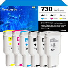 730 Ink Cartridge 6-Pack 300ml for HP DesignJet T1600 / T1700 / T2600 Series picture