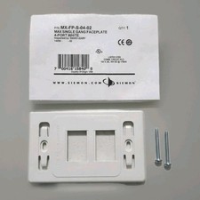 Siemon MX-FP-S-04-02 MAX 4-Port Single Gang Faceplate Wall Plate White LOT OF 65 picture