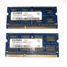 ELPIDA 4GB 2Rx8 RAM Memory PC3-10600S-9-10-F1 DDR3 (Set of two) for iMac picture