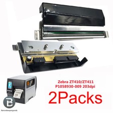 2Pcs Printhead for Zebra ZT410 Thermal Printer Head 203dpi P1058930-009 A++OEM picture