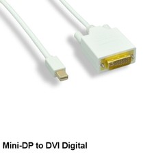 Kentek 3 ft Mini DisplayPort Male to DVI-D Digital Male Cable 32 AWG 1080p HD picture