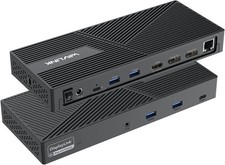 WAVLINK Docking Station 3 Monitors, 12-in-1 DisplayLink Docking Station XX216 picture