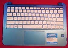 HP STREAM X360-P091NR PALMREST TOPCOVER W/ KEYBOARD,TOUCHPAD,SPEAKERS 794301-001 picture