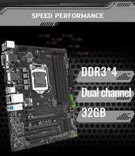 B85 Motherboard LGA 1150 DDR3 RAM NVME M.2 SATA M.2 + HDMI VGA for i7 i5 i3 CPU picture