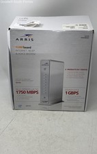 Arris Surfboard SVG2482AC White DOCSIS 3.0 Cable Modem With Box Not Tested picture