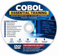 COBOL Essential Training Programming Video Course Tutorial DVD Computer Only picture
