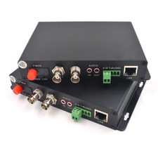 HD-SDI Video Audio Ethernet RS-485 Data over Fiber Optical Media Converters Kit picture