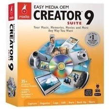 Roxio Easy Media Creator NEW CD DVD burn backup copy edit convert video software picture