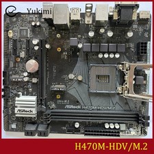 FOR ASROCK H470M-HDV/M.2 DDR4*2 Socket 1200 64GB Micro ATX Ｍotherboard Test OK picture