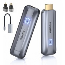 Upgraded Wireless HDMI Transmitter and Receiver 4K Decode 1080P Output 2.4G/5... picture
