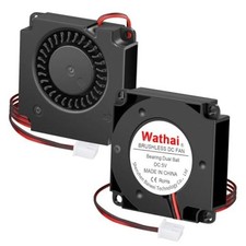 2Packs  DC 4010 5V Small Blower Cooling Fan 2 Pin DC 40mm x 40x10mm (5V Ball) picture