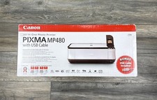 Canon PIXMA MP480 All-In-One Inkjet Printer With USB Cable New Open Box picture