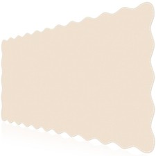 Beige Desk Blotter 35.4x15.7 Inch Desk Protector Workspace Mat Leather Pad picture