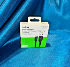 Belkin BoostCharge Pro Braided USB-A Cable with Lightning - CAA020fq1MBK picture