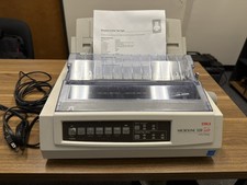 OKI MICROLINE 320 DOT MATRIX PRINTER – MODEL D22800A – TESTED – USB & PARALLEL picture
