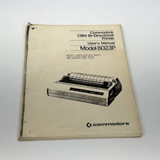 COMMODORE 8023p BM Bi-Directional Printer User Manual COPY picture