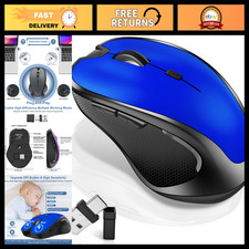 Bluetooth Wireless Mouse for MacBook, iPad, Laptop - Jiggler Feature, Ergonomic picture