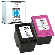 2-Pack CMYi Replacement 62XL Ink Cartridges for HP OfficeJet 5740 5742 Envy 7645 picture