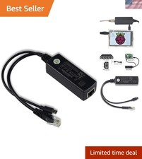 IEEE 802.3af Micro USB Active PoE Splitter Power Over Ethernet 48V to 5V 2.4A... picture